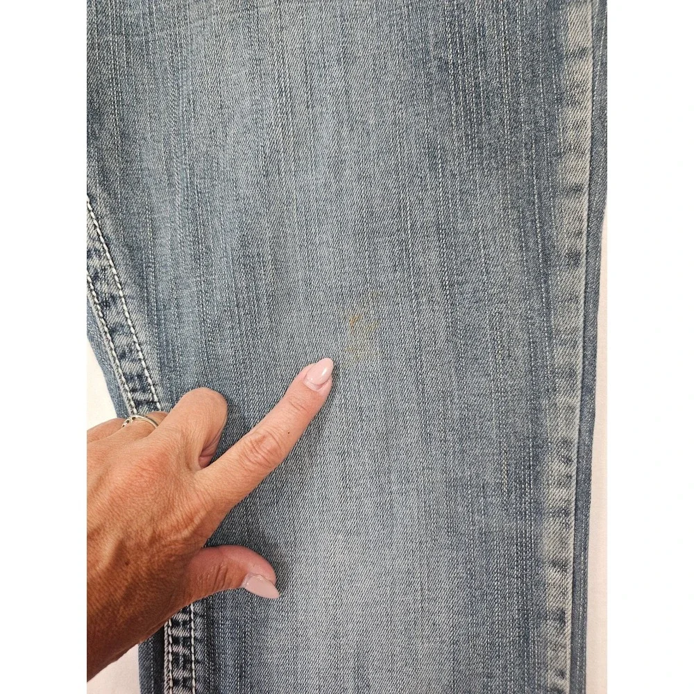 INC International Concepts Men's Relaxed Fit Straight Leg Jeans Size 36x28 Y2K